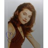 TIFFANI AMBER THIESSEN - SAVED BY THE BELL - SIGNED 8X10" - AFTAL