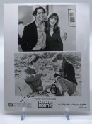 HUGH GRANT - NINE MONTHS (1995) - AUTOGRAPHED FILM STILL - AFTAL