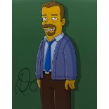 RICKY GERVAIS - THE SIMPSONS - AUTOGRAPHED 8X10" PHOTO - AFTAL