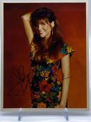 TIFFANI AMBER THIESSEN - SAVED BY THE BELL - SIGNED 8X10" - AFTAL