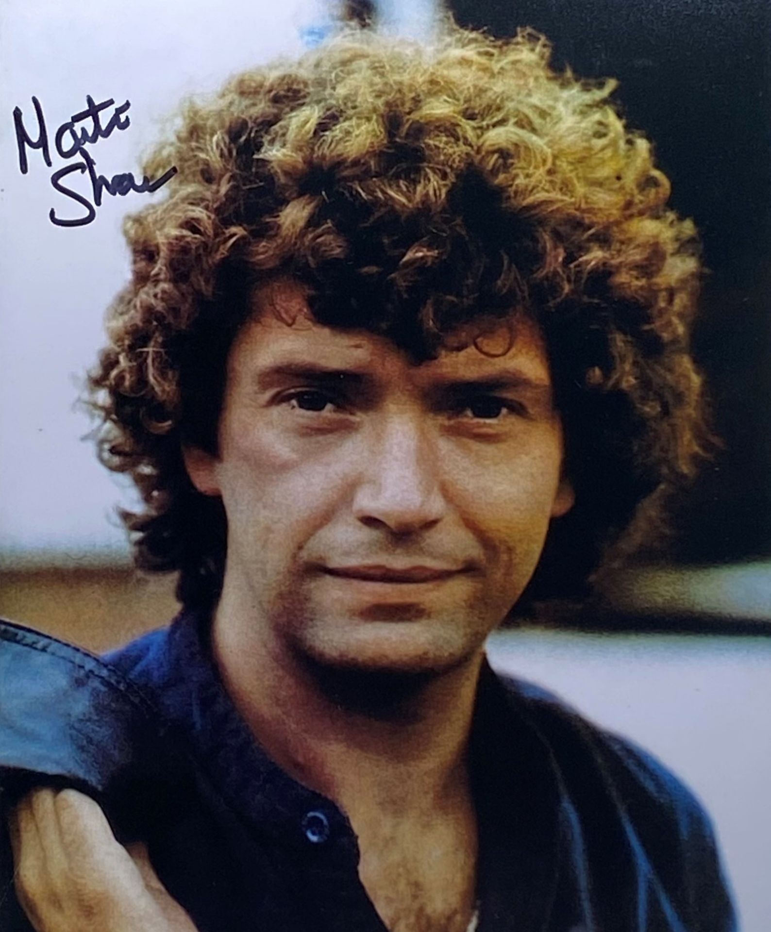 MARTIN SHAW - THE PROFESSIONALS - AUTOGRAPHED 8X10" PHOTO - AFTAL