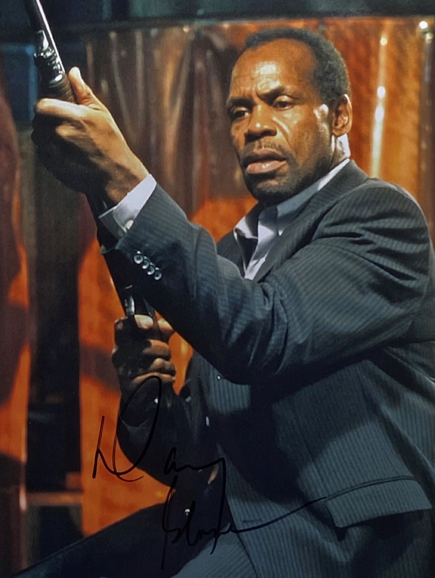 DANNY GLOVER - LETHAL WEAPON - AUTOGRAPHED 8X10" PHOTO - AFTAL