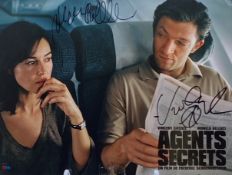 SECRET AGENTS (2004) - BELLUCI & CASSEL - DUAL SIGNED PHOTO - AFTAL