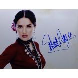 SALMA HAYEK - MEXICAN-AMERICAN ACTRESS - SIGNED 8X10" - AFTAL