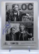 JOEL SCHUMACHER - FLAWLESS (1999) - AUTOGRAPHED FILM STILL - AFTAL