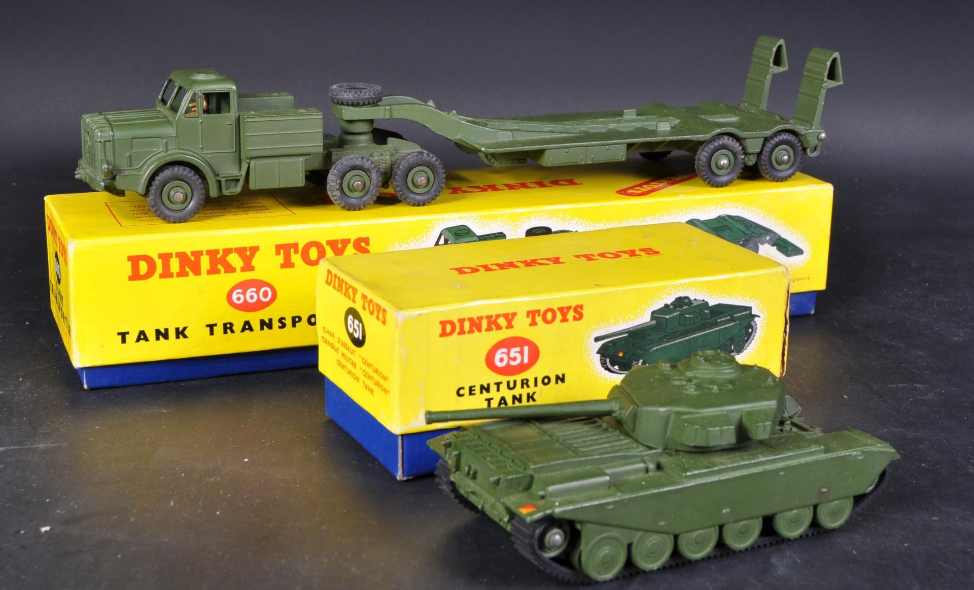 TWO VINTAGE DINKY TOYS DIECAST MILITARY VEHICLES - Image 6 of 8