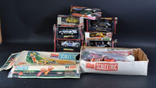 COLLECTION OF VINTAGE SCALEXTRIC SLOT RACING CARS