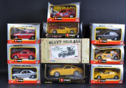 LARGE COLLECTION OF ASSORTED BURAGO DIECAST MODEL CARS