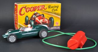 VINTAGE EMPIRE MADE BATTERY OPERATED REMOTE CONTROL COOPER RACING CAR