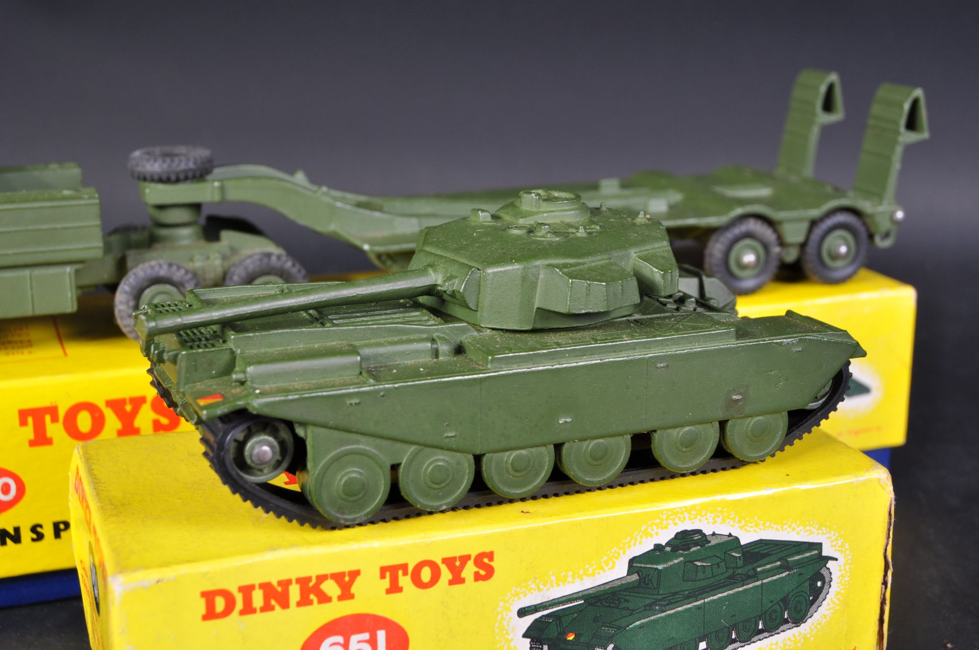 TWO VINTAGE DINKY TOYS DIECAST MILITARY VEHICLES - Image 2 of 8