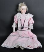 EARLY 20TH CENTURY FRENCH BISQUE HEADED DOLL
