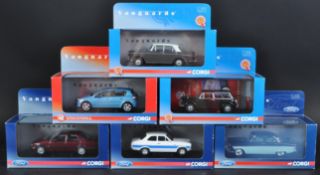 COLLECTION OF CORGI VANGUARDS 1/43 SCALE DIECAST MODEL CARS