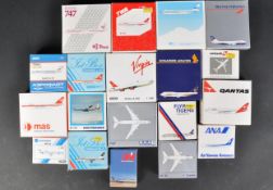 LARGE COLLECTION OF ASSORTED GERMAN ' SCHABAK ' DIECAST AEROPLANES