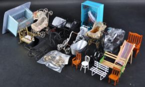 DOLLS HOUSE FURNITURE - BABY RELATED ITEMS