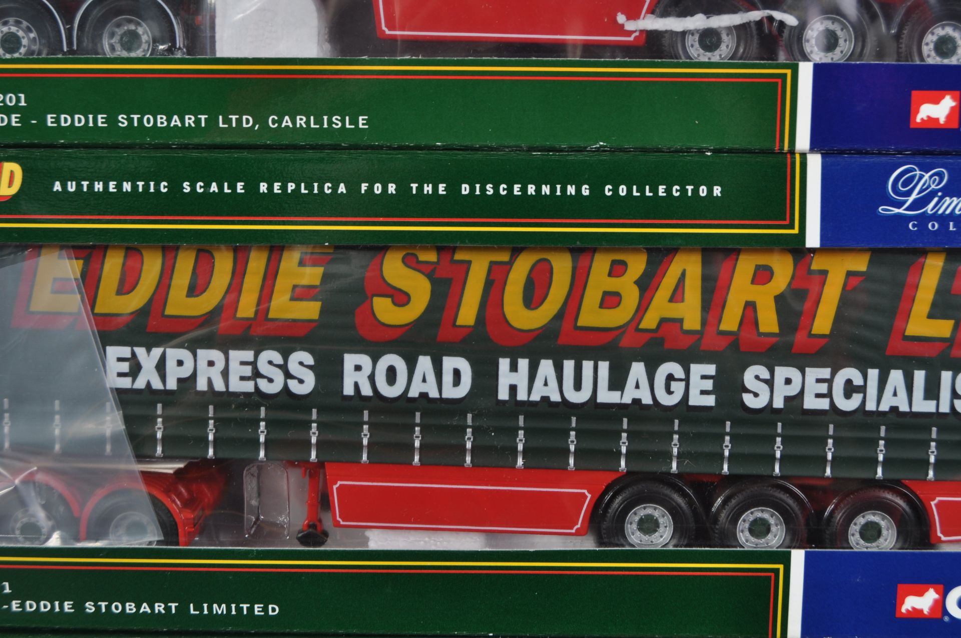 COLLECTION OF X4 CORGI EDDIE STOBART DIECAST MODEL LORRIES - Image 4 of 8