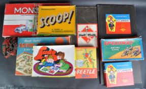 COLLECTION OF ASSORTED VINTAGE BOARD GAMES