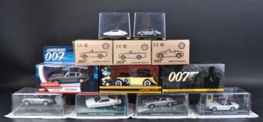 COLLECTION OF ASSORTED JAMES BOND THEMED DIECAST MODEL CARS