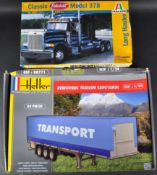 TWO 1/24 SCALE HAULAGE RELATED PLASTIC MODEL KITS