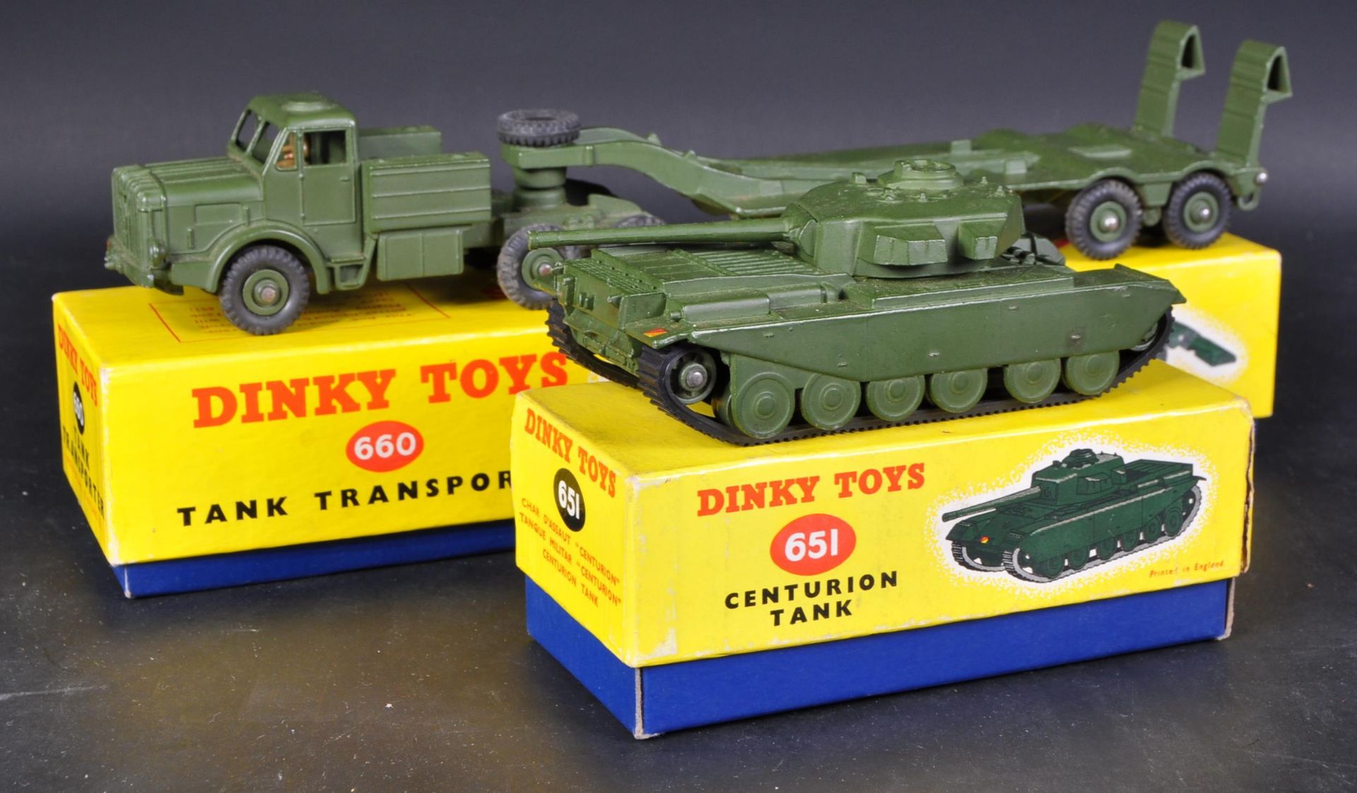 TWO VINTAGE DINKY TOYS DIECAST MILITARY VEHICLES - Image 5 of 8