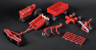 VINTAGE ERTL DIECAST TRACTOR AND ACCESSORIES