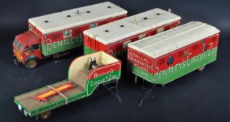 VINTAGE SCRATCH BUILT BENTLEY'S CIRCUS & ZOO MODEL SET