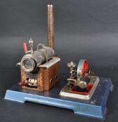 LIVE STEAM - VINTAGE WILESCO LIVE STEAM STATIONARY ENGINE