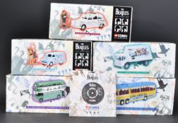 COLLECTION OF X5 CORGI ' THE BEATLES ' BOXED DIECAST MODELS