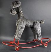 VINTAGE RIDE ALONG TOY POODLE