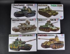 COLLECTION OF ASSORTED TAMIYA PLASTIC MODEL KITS