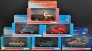 COLLECTION OF CORGI VANGUARDS 1/43 SCALE DIECAST MODEL CARS