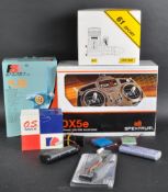 COLLECTION OF ASSORTED RC RADIO CONTROL TRANSMITTERS & ACCESSORIES
