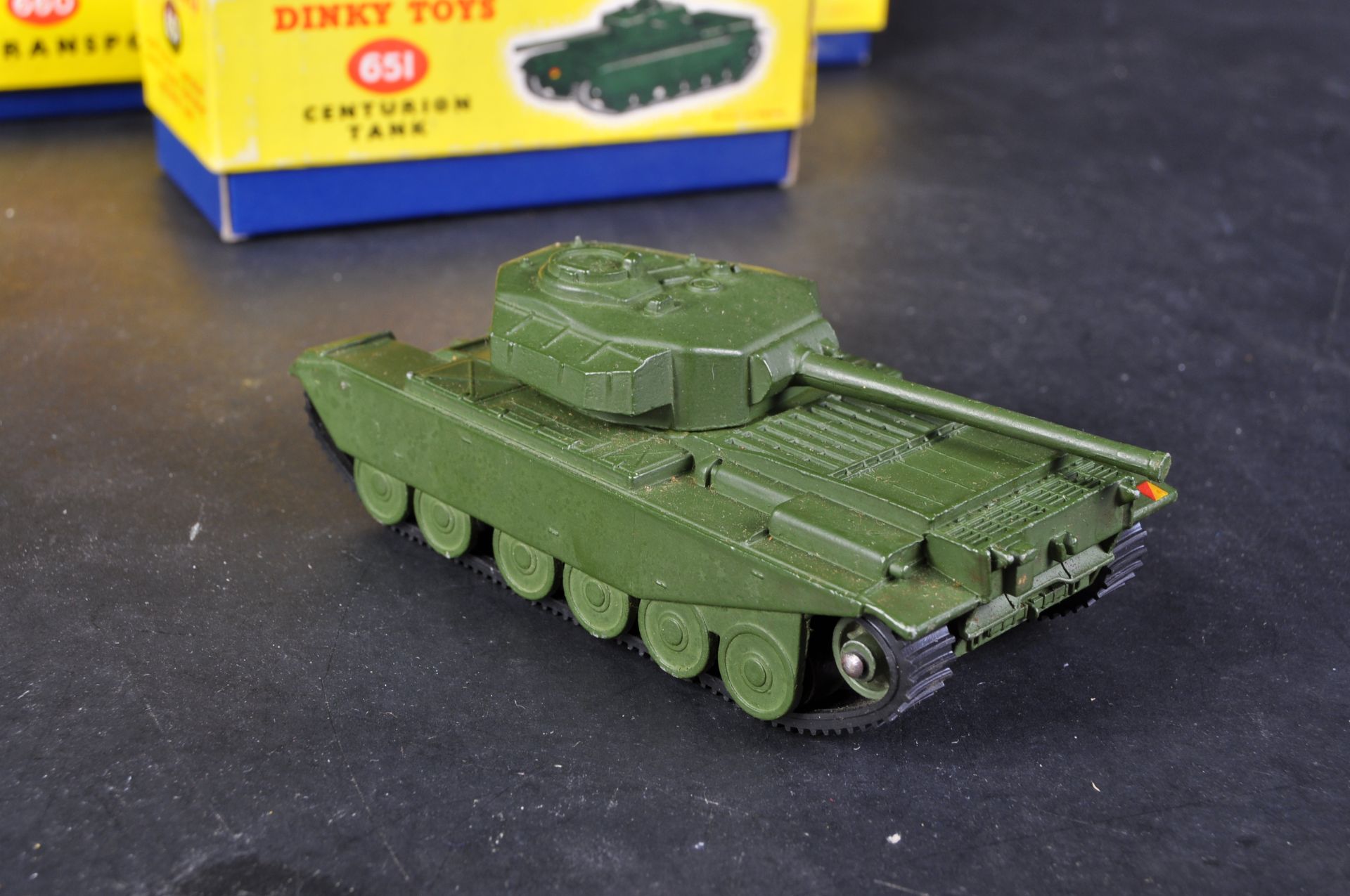 TWO VINTAGE DINKY TOYS DIECAST MILITARY VEHICLES - Image 3 of 8