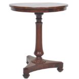 19TH CENTURY MAHOGANY SIDE OCCASIONAL WINE TABLE