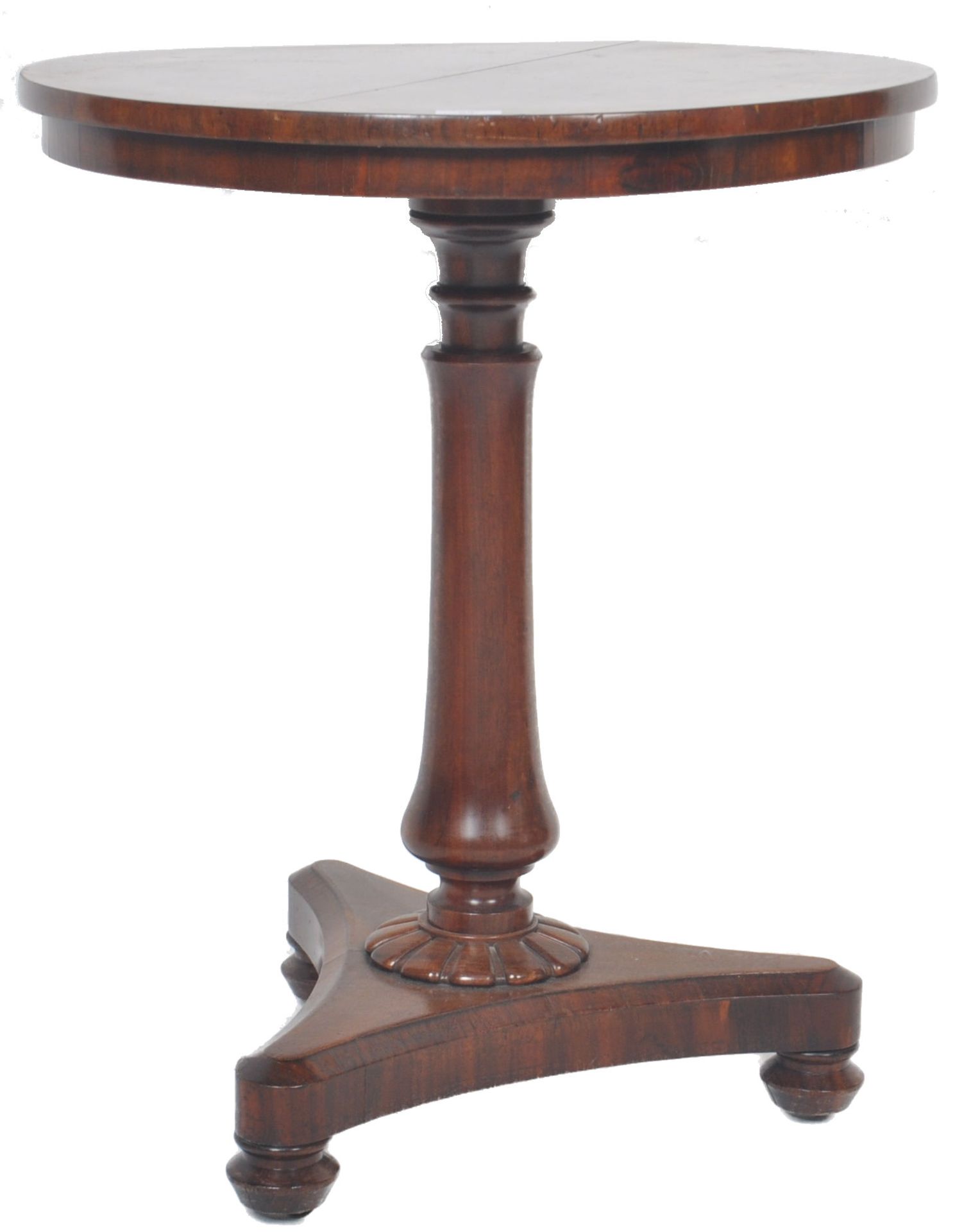 19TH CENTURY MAHOGANY SIDE OCCASIONAL WINE TABLE