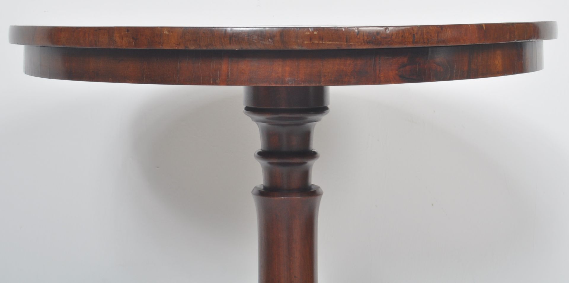 19TH CENTURY MAHOGANY SIDE OCCASIONAL WINE TABLE - Image 4 of 6