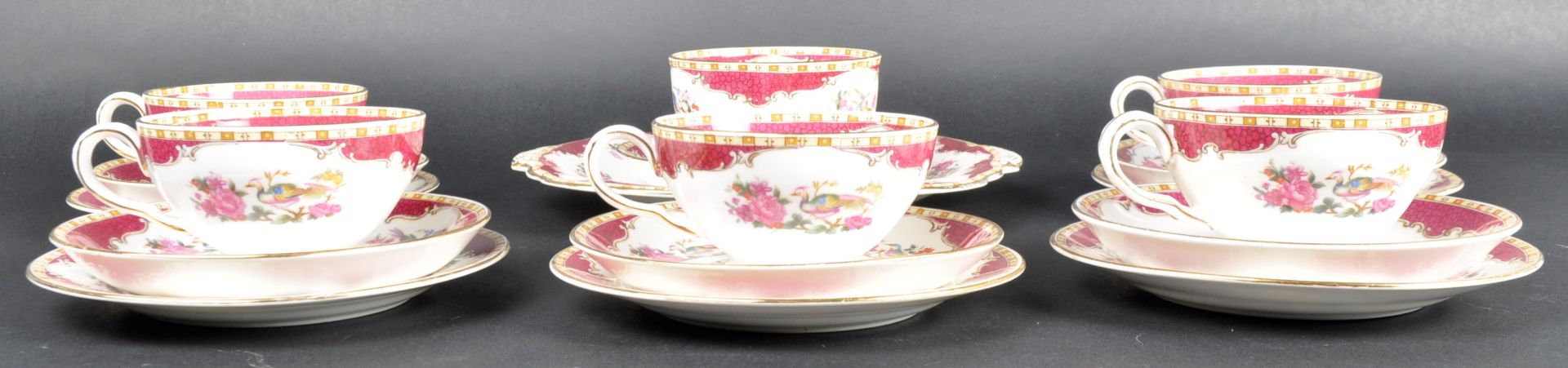 19TH CENTURY BONE CHINA SERVICE RETAILED BY GOODE & CO