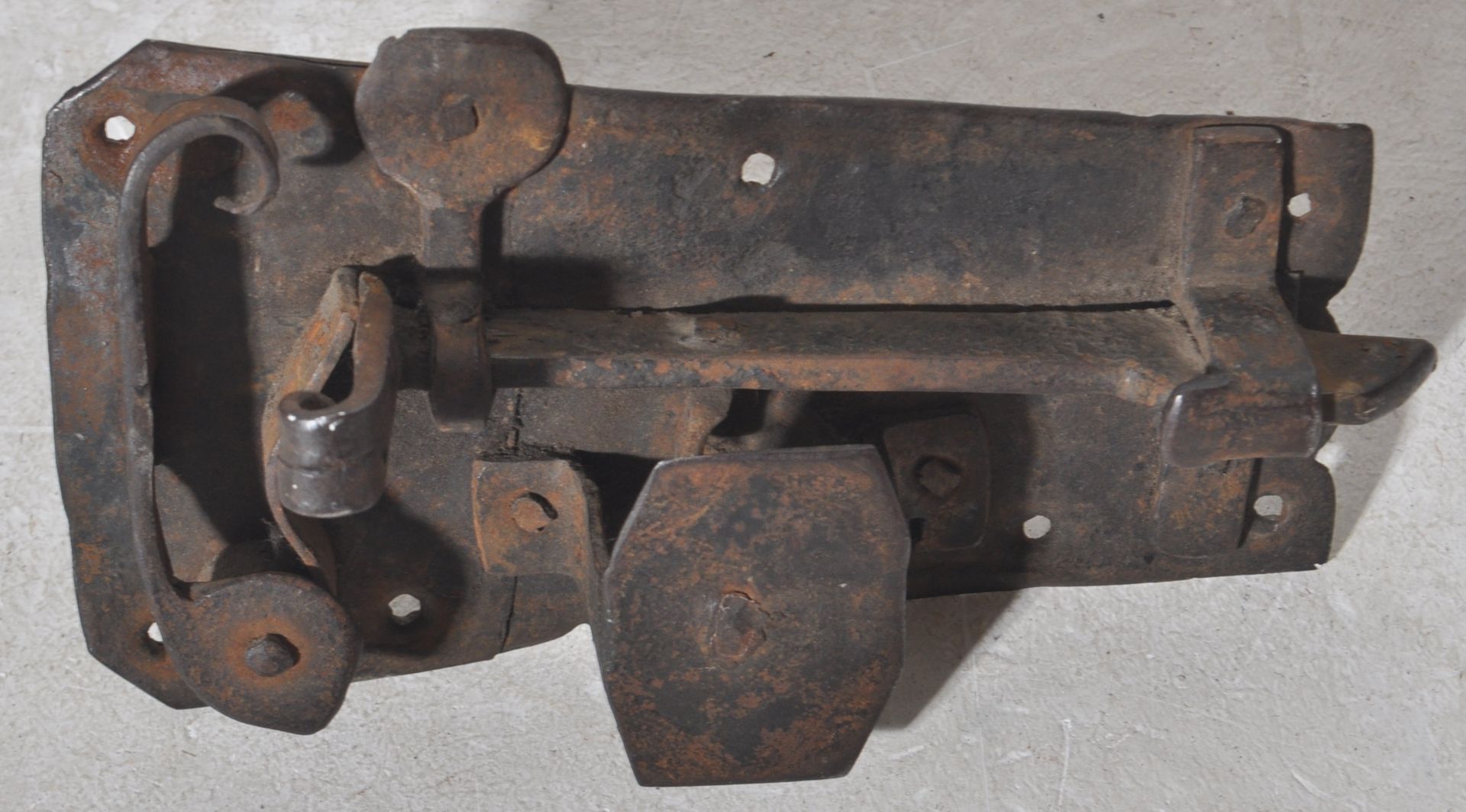 16TH - 17TH CENTURY TUDOR IRON DOOR FURNITURE - Bild 8 aus 10