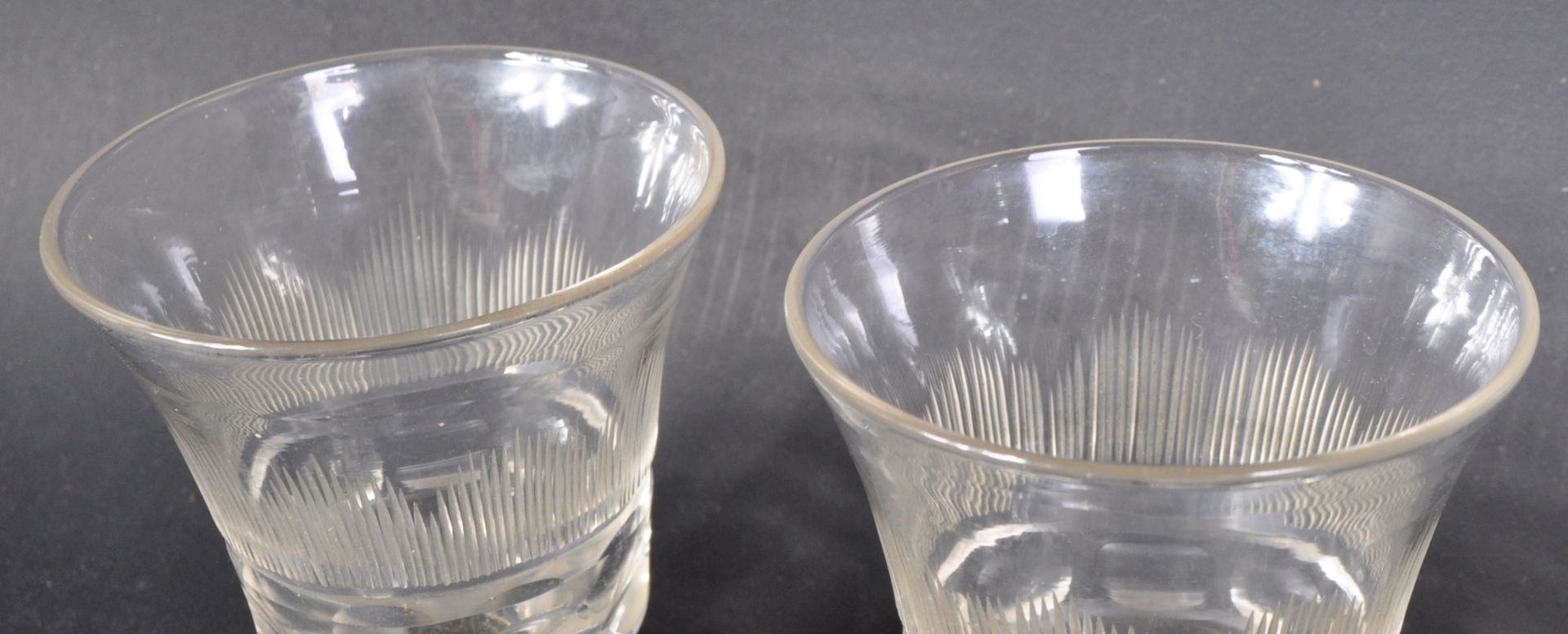 SET OF EARLY 19TH CENTURY GEORGIAN LIQUEUR GLASSES - Image 3 of 9