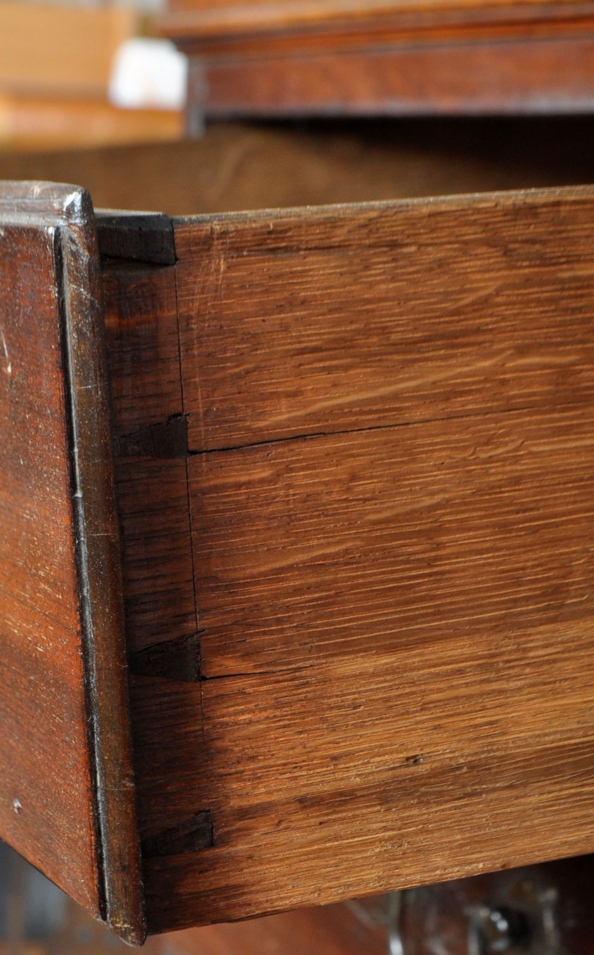 LATE 18TH CENTURY GEORGE III MAHOGANY CHEST ON CHEST - Image 6 of 10