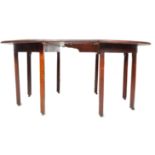 19TH CENTURY VICTORIAN MAHOGANY D END DINING TABLE