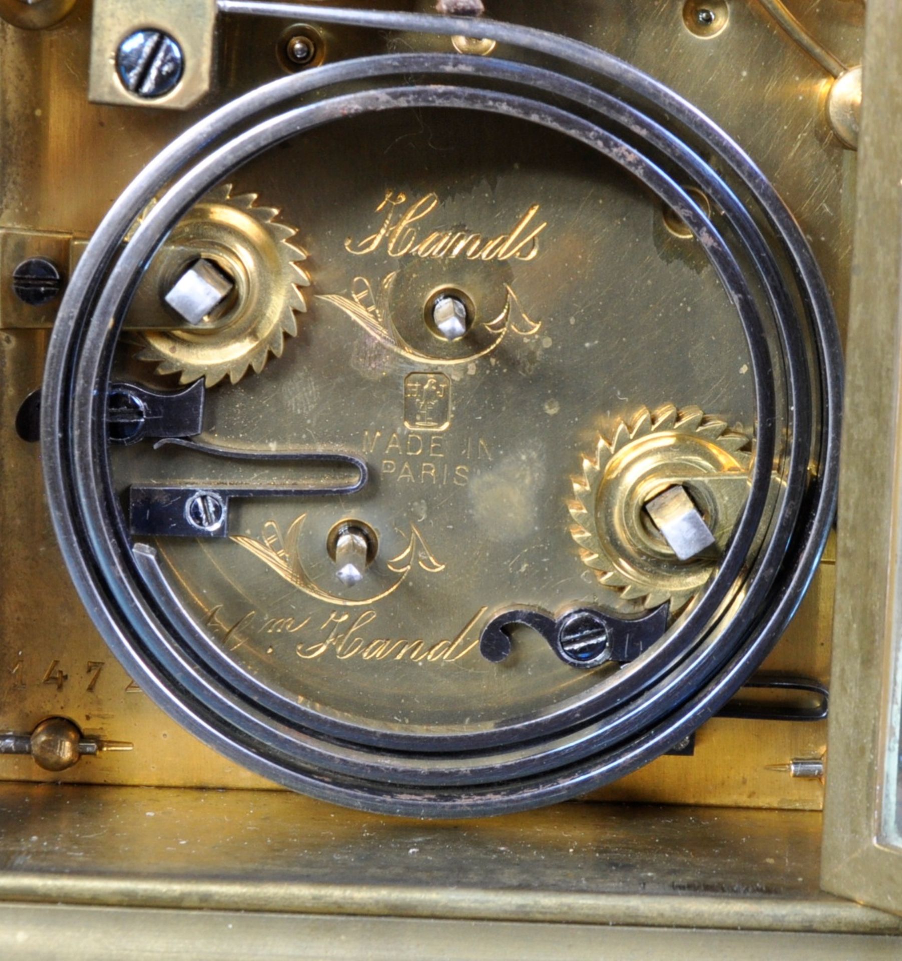 HENRI JACOT FRENCH GRAND SONNERIE CARRIAGE CLOCK - Image 9 of 18