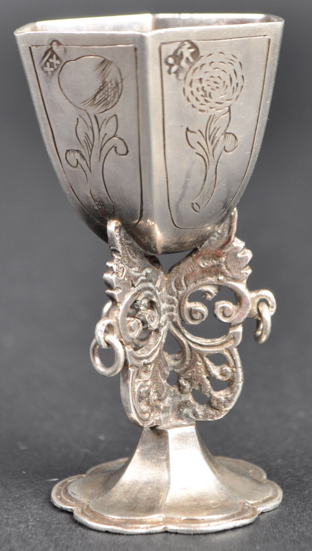 17TH CENTURY DUTCH AMSTERDAM SILVER CUP