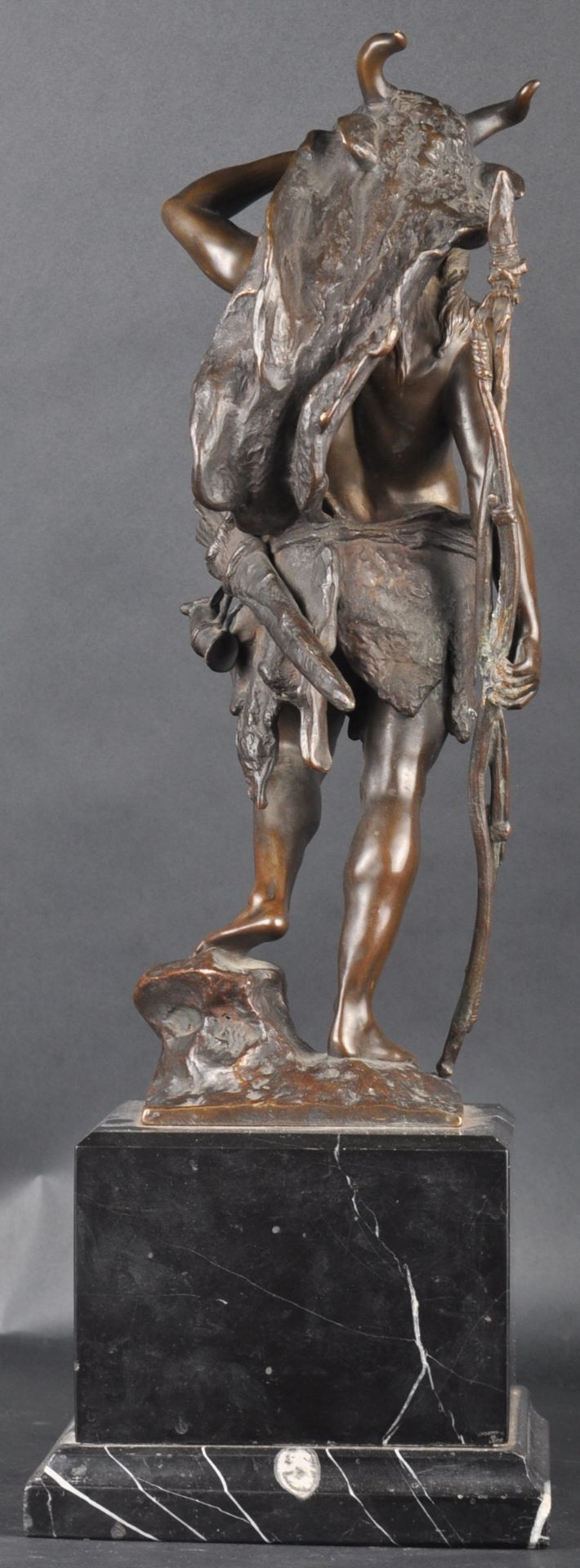 PAUL LUDWIG KOWALCZEWSKI (1865-1910) - GERMANIC WARRIOR BRONZE - Image 6 of 7