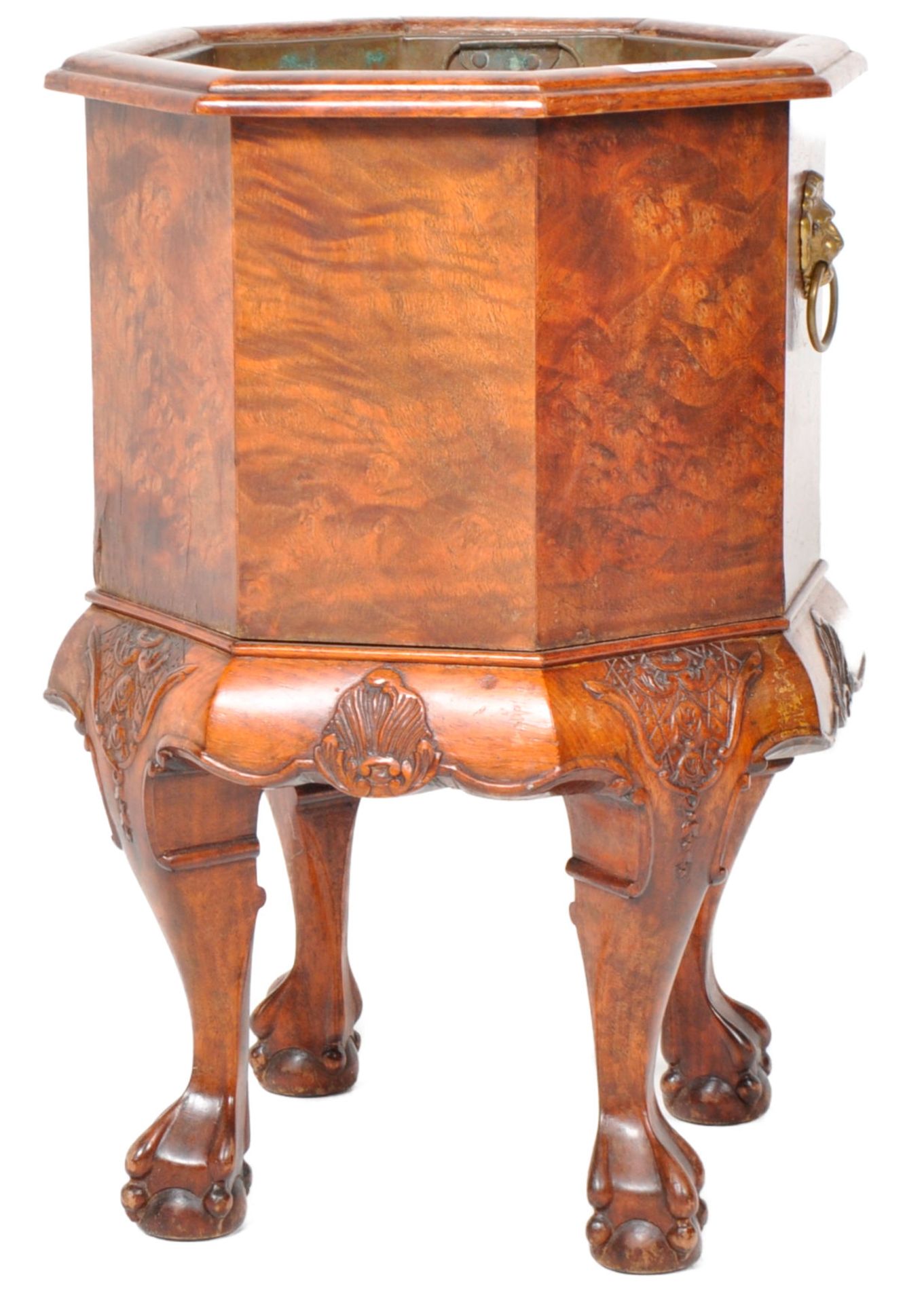 19TH CENTURY WALNUT WINE COOLER ICE BUCKET