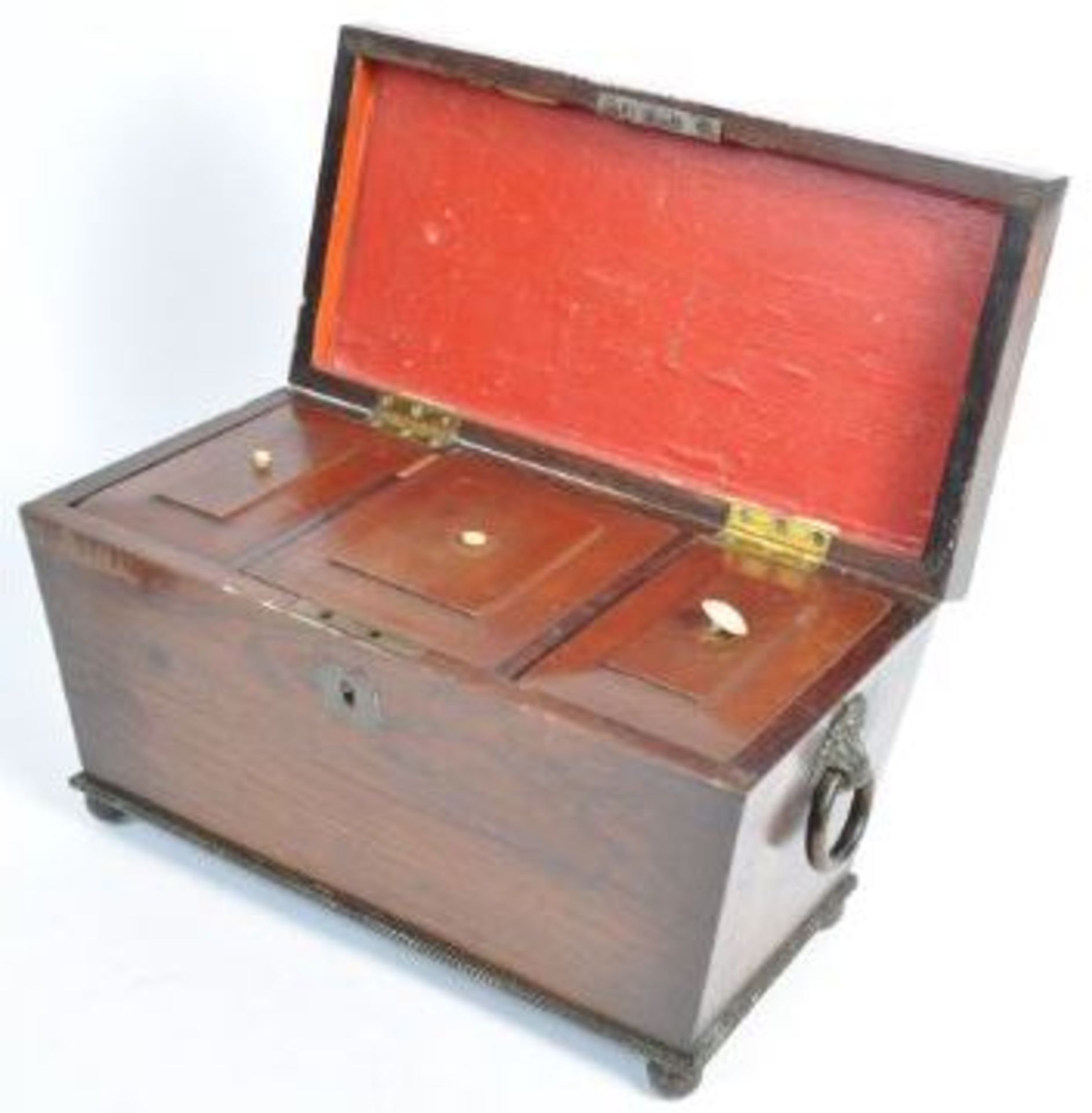 LARGE 19TH CENTURY REGENCY TEA CADDY - Bild 3 aus 6