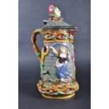 19TH CENTURY MINTON CARNIVAL JESTER TOWER JUG