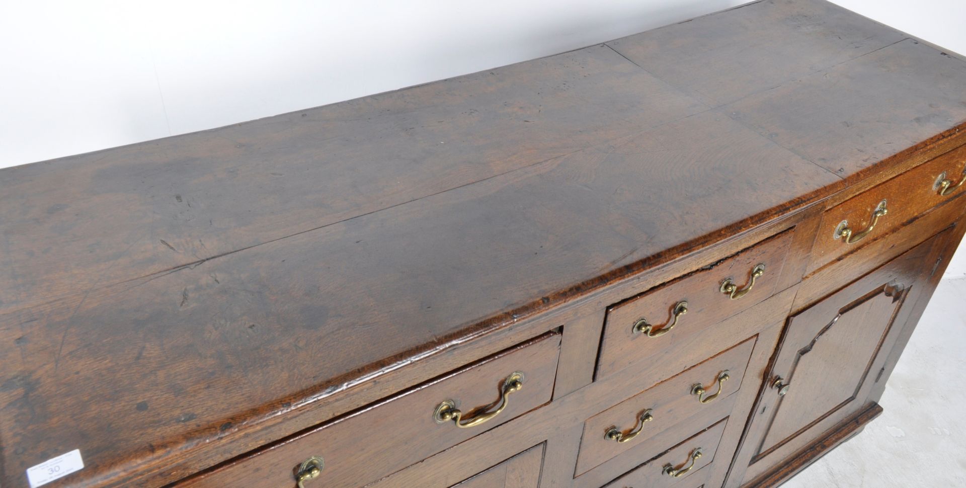 18TH CENTURY GEORGE III OAK WELSH DRESSER - Image 3 of 9