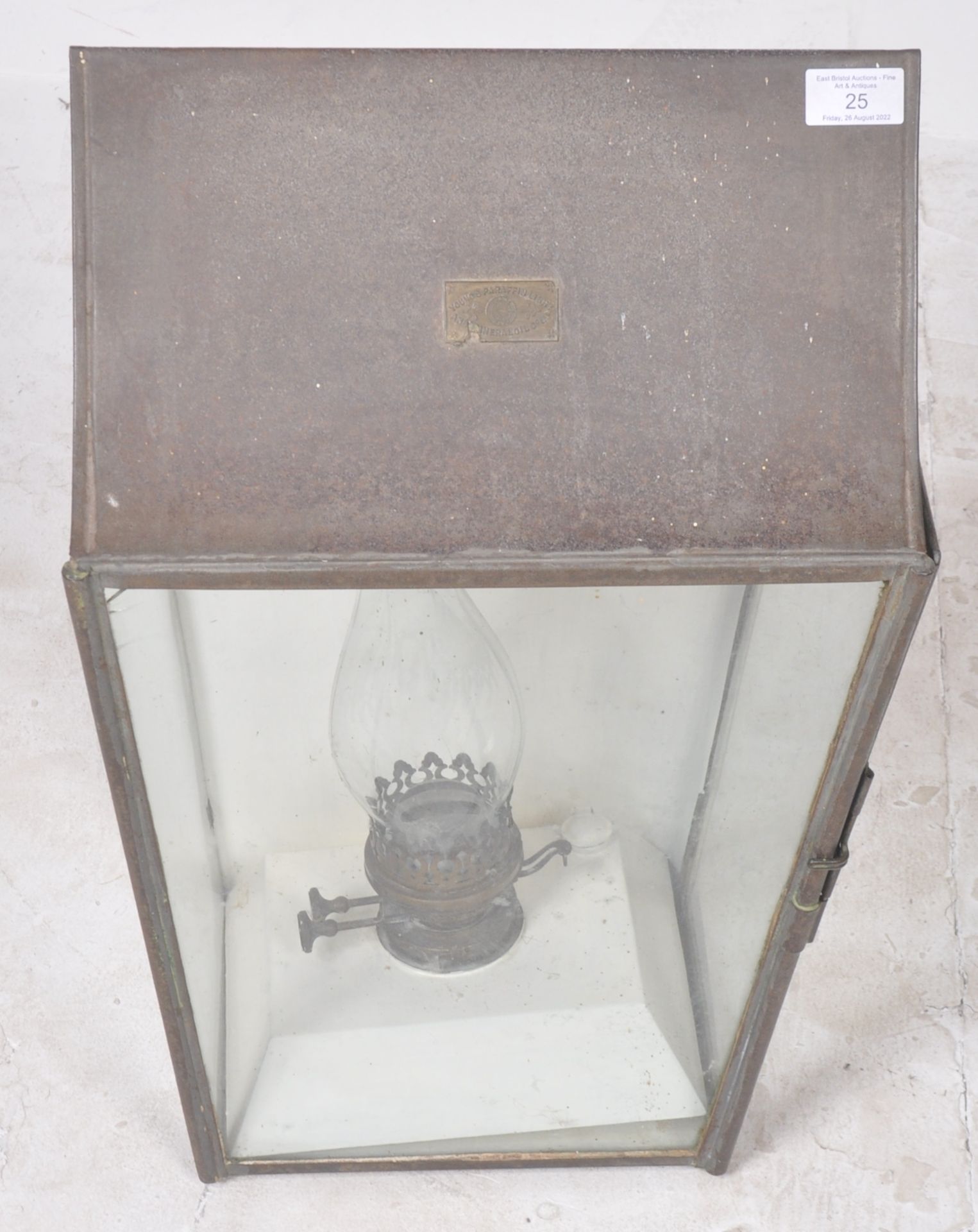 19TH CENTURY VICTORIAN COPPER PORCH LANTERN - Image 2 of 8