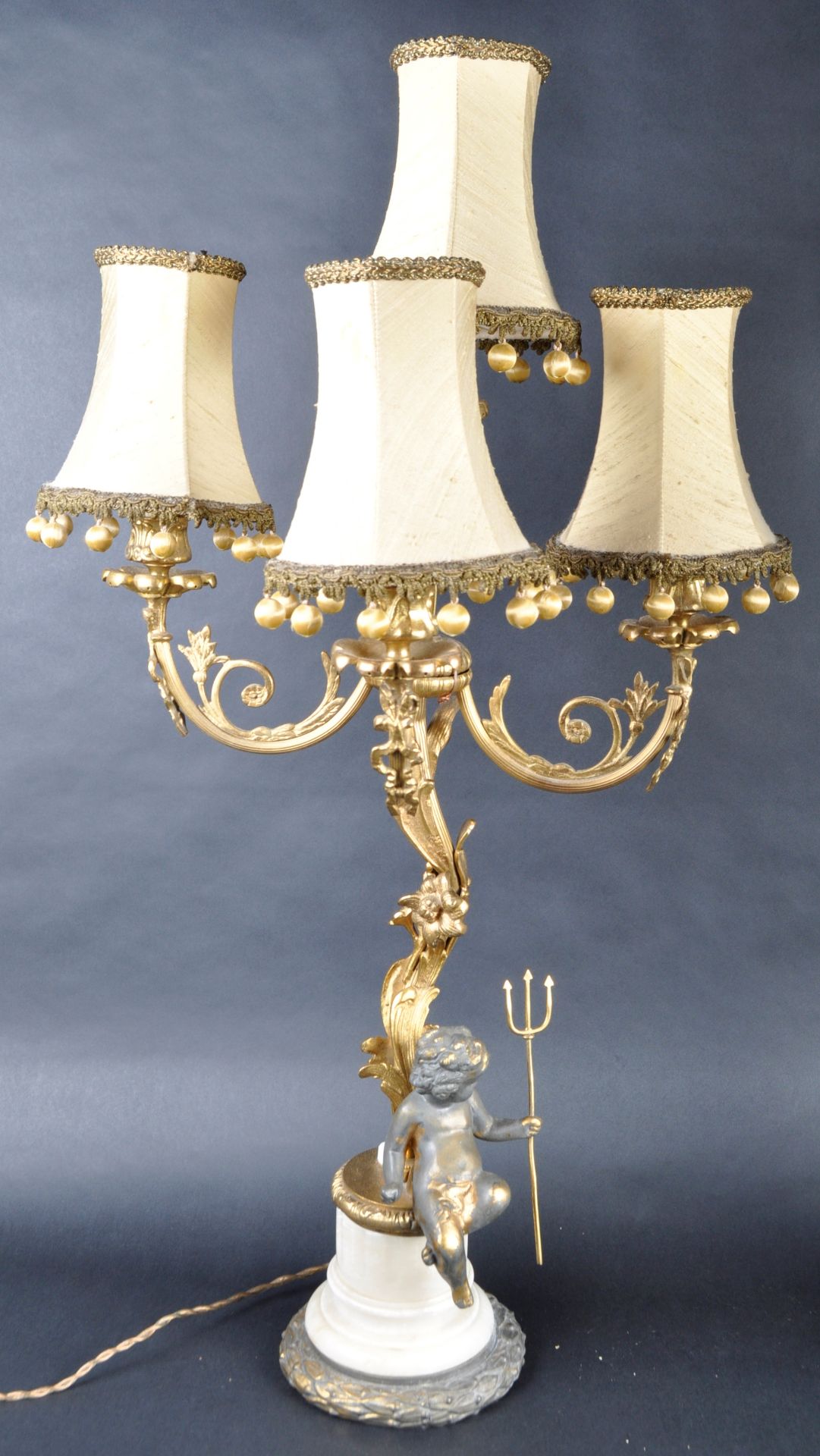 PAIR OF EARLY 20TH CENTURY ORMOLU TABLE LIGHTS - Image 2 of 11