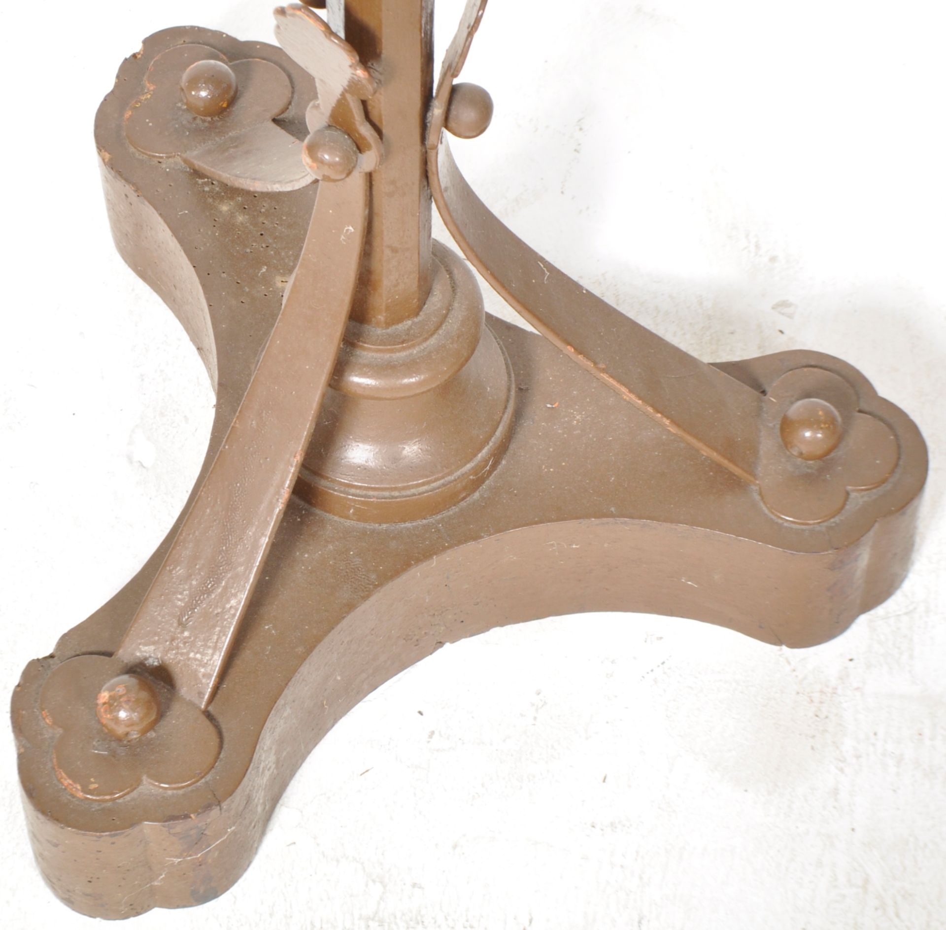 20TH CENTURY WROUGHT IRON LECTERN MUSIC STAND - Image 4 of 5
